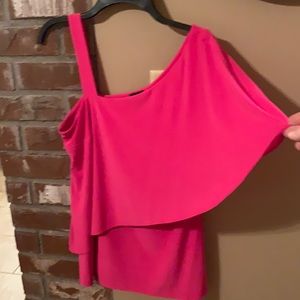 Coco Bianco one shoulder Ruffle top- medium